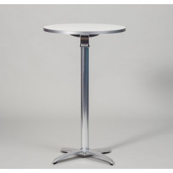 bar table, Ø 70 cm, weiß